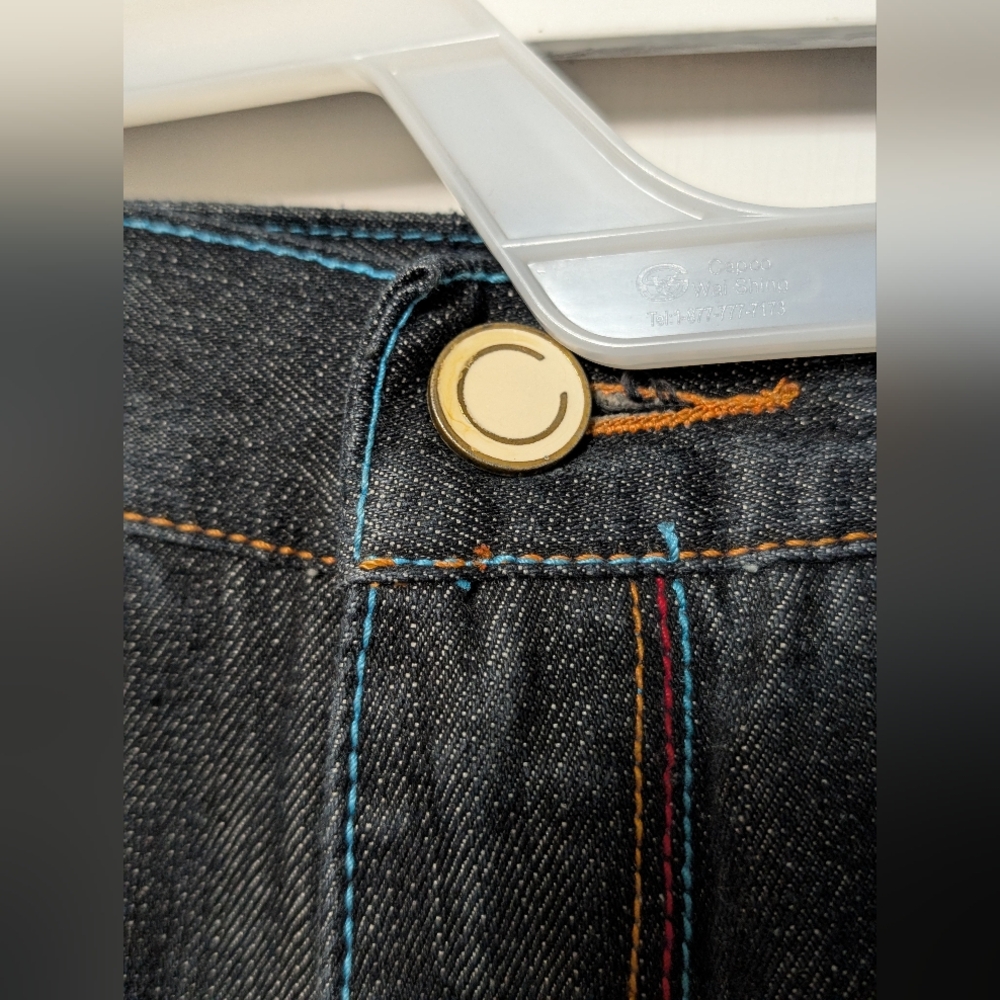 Men's Vintage Coogi Embroidered Baggy Y2K Hip Hop Jeans 36 Size Waist - Picture 8 of 16